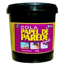 Cola Líquida Premium P/ Papel De Parede Pronto P/ Uso 1 Kg Rende Muito