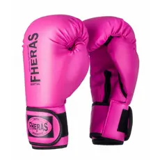 Luva Profissional Luta Boxe Muay Thai Mma Fheras Rosa