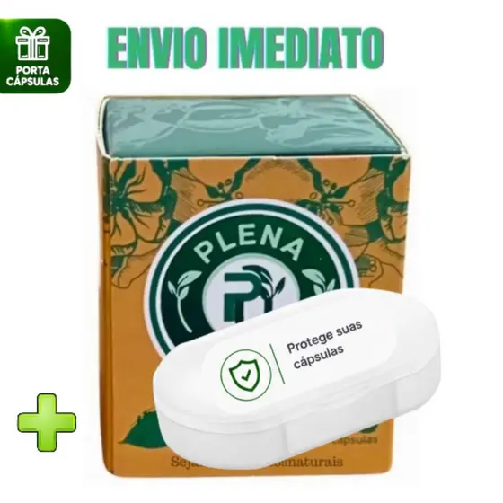Porta Comprimidos + Gold Plena- POTE  PARA 30 DIAS-