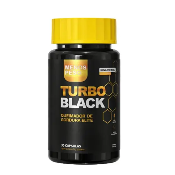 Turbo Black de Elite- Pote para  30 Dias