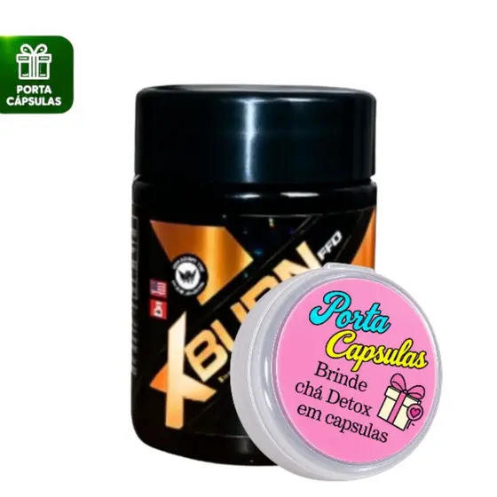 Porta Comprimidos + Laranja Natural XB- 1 Pote para 30 dias