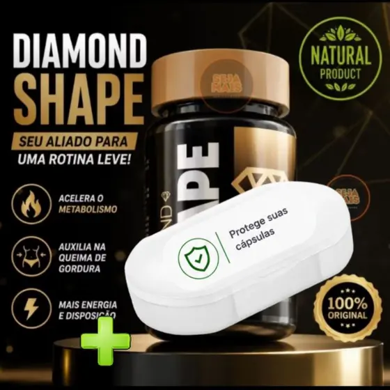 Porta Comprimidos + Shape Diamante 30 Dias