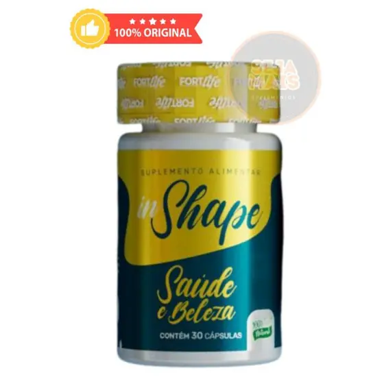 Porta Comprimidos + InShape - Shape Diamond- Energy- KFT Turbo- Suplemento para Metabolismo Ativo e Saúde Diária