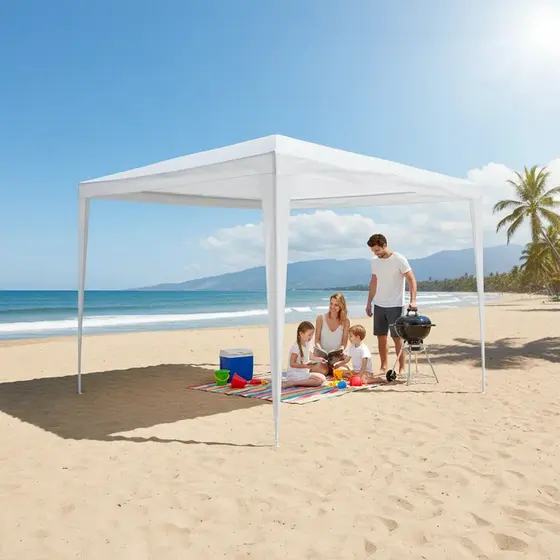 Tenda Gazebo 2,9m Barraca Montável Camping Eventos Praia