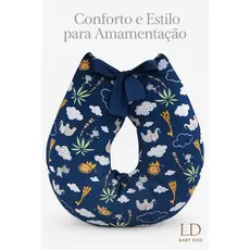 Almofada Amamentação Várias Estampadas com ZÍPER E LAÇO ( ajustável) - LD BABY KIDS