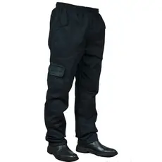 Calça de Uniforme Profissional Reforçada Cargo Bolsos Laterais Trabalho Pesado