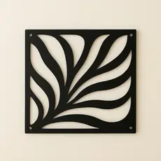 Kit 20 Cobogós MDF Cores Preto e Cru – Painel Vazado para Ambientes Modernos e Artesanais