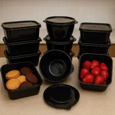 Jogo 15 Potes Cozinha Armazenamento de Alimento Vasilhas Organização De Plastico Bpa Free