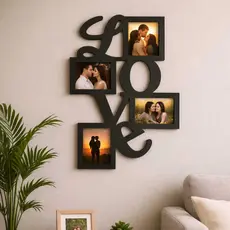 Quadro de fotos 10x15- Love, Amor, Romance, Recordação MDF
