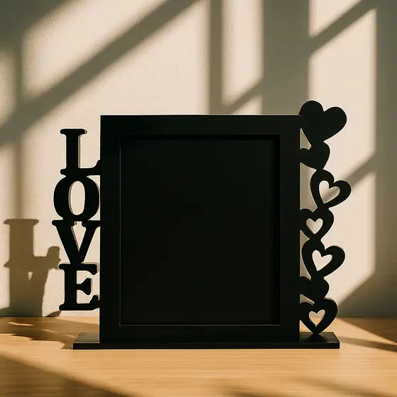 Porta-Retrato Decorativo LOVE – Presente para Namorados
