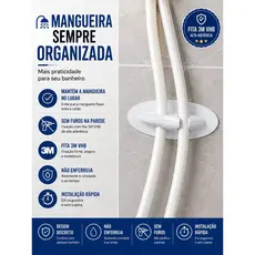 Suporte Para Mangueira De Chuveirinho Sem Furos Fita Dupla Face