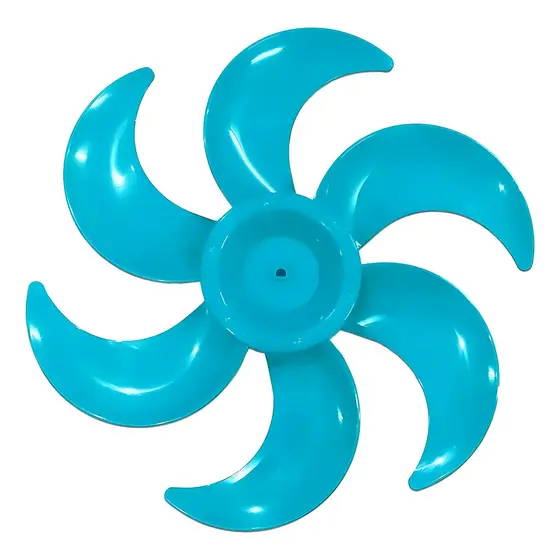 Hélice P/ Ventilador Britânia Bvt45, Bvt410, B400 Original Azul-turquesa
