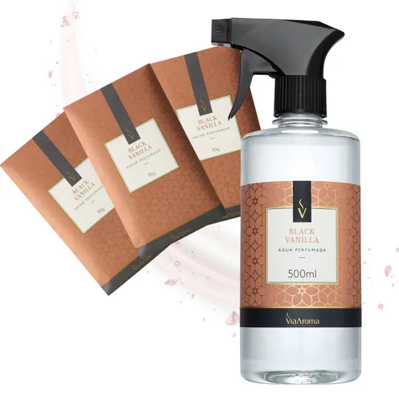 Cheirinho para Casa Água Perfumada Cheirinho para Guarda Roupa Kit Via Aroma