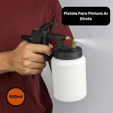 Pulverizador Pintura Profissional Alta Precisao Pistola 500ml
