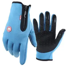 Luvas À Prova D'água Manter De Tela De Toque Quente Para Ciclismo Ao Ar Livre e Corrida