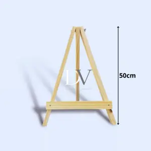 Cavalete Para Pintura 50 cm / De Mesa Recepção Festa