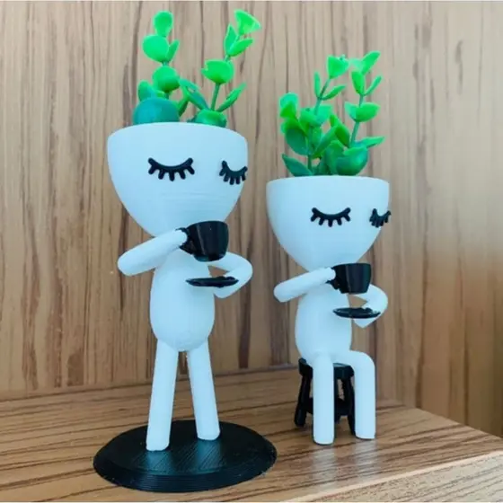 kit dois bob vasos plantas