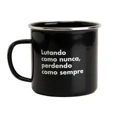 Caneca de Café Chá Preta Amarguinhos Frase Lutando Como Nunca Imaginarium
