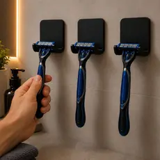 Suporte Gillette Parede Porta Gilete Lamina Prestobarba Barbeador Organizador Banheiro