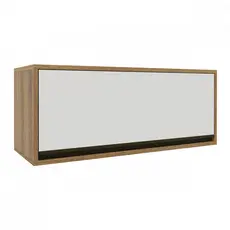 Armário de Geladeira Confort Cinamomo com Off White Batrol