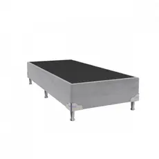 Base para Cama Box de Solteiro 88x188x28 Sued Cinza Portobel