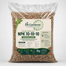 Fertilizante NPK 10-10-10 5kg Crescimento e Fortalecimento