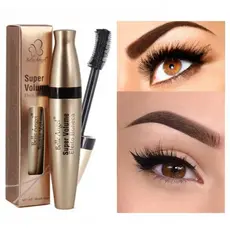 Rímel Máscara de Cílios Super Volume Efeito Boneca Belle Angel – Volume Extremo/ Longa Duração/ Olhar Definido e Intenso