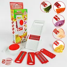 Multi Cortador 5 em 1 Fatiador Ralador Legumes