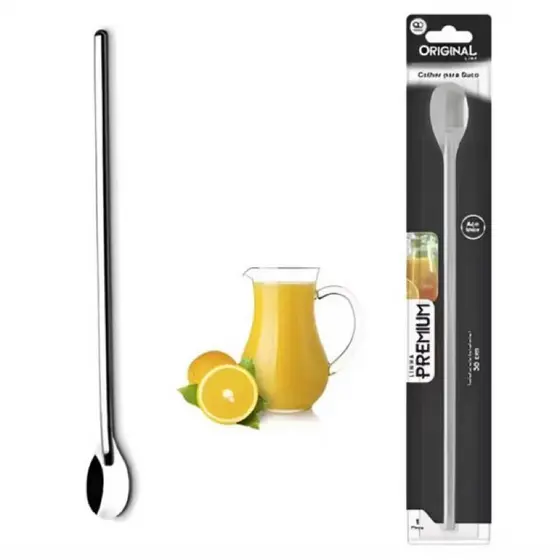COLHERE BAILARINA INOX MULTIUSO PARA DRINKS JARRA MULTIUSO PARA COPO GRANDE