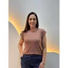 Blusa Feminina Muscle Tee Viscolycra Confortável | Roupa Feminina Básica e Estilosa Veste 36 a 44