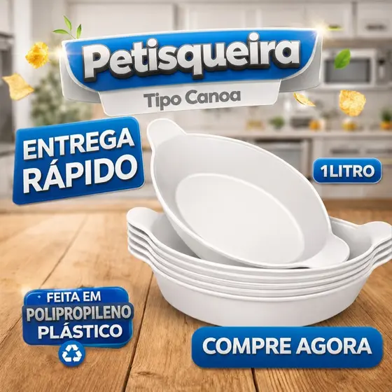 10 Petisqueira Barquinha Canoa Petiscos Churrasco Festa Frios Para Servir Amendoim Caldo Branca - Kaziva