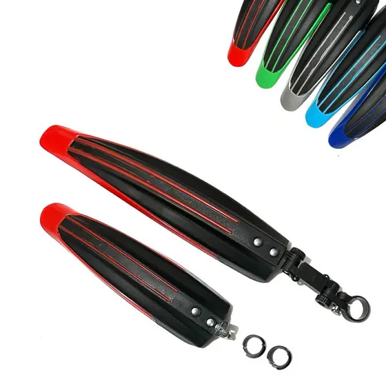 Par de Paralamas Bike NIPARTE Coloridos de Plástico Para Bicicletas