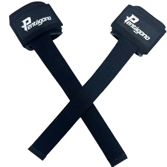 Straps Musculação C/ Munhequeira Acolchoada Em Neoprene 5.0mm Para os Punhos LongGrip  Vendido em Par
