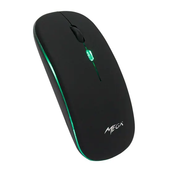 Kit 3 Mouses Sem Fio Recarregável Mega M185 com Led DPI Ajustável