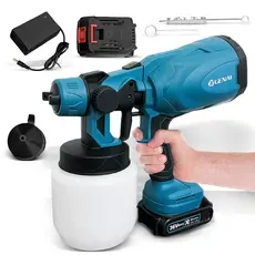 Pistola de Pintura Portátil 36V Sem Fio 2 Baterias de Lítio
