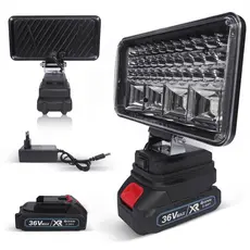 Luz LED Portátil 5-7" Recarregável, Dobrável, USB, 36V, Alta Lumino, Para Trabalho
