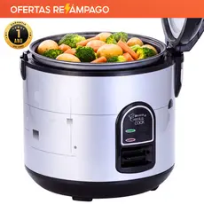 Panela Elétrica de Arroz 5 xícaras 1L - Com legumeira - Multifuncional - In Brasil