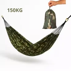 Rede de Descanso Camuflada Reforçada 150kg Camping Pesca Trilha Acampamento