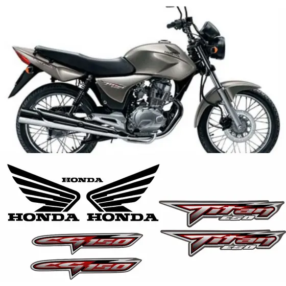Kit Adesivos Honda Titan 150 Esd 2006-2008 várias cores!!