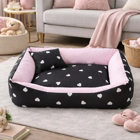 Caminha pet shop SILICONIZADA tamanho GG / G/ M Cama  para cachorro/gato lavavel + travesseirinho