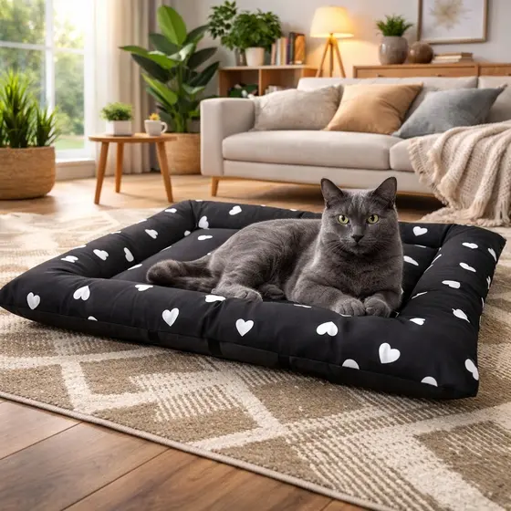 COLCHONETE PARA CACHORRO CAMA Pet COM ZÌPER Macio Para Cachorro ou Gato Caminha Pet LUXO Lavável