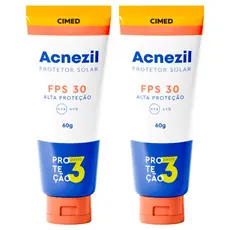 Kit 2 Protetor Solar Rosto Acnezil Fps 30 60Gr