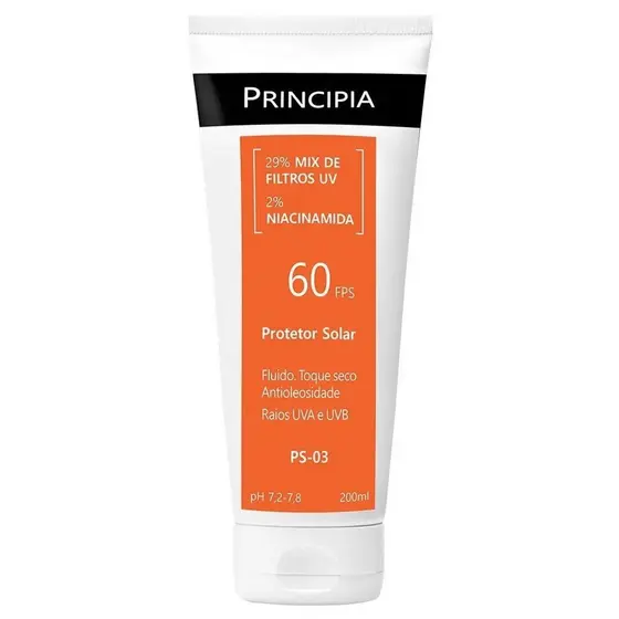 Protetor Solar Principia PS-03 FPS 60 200ml