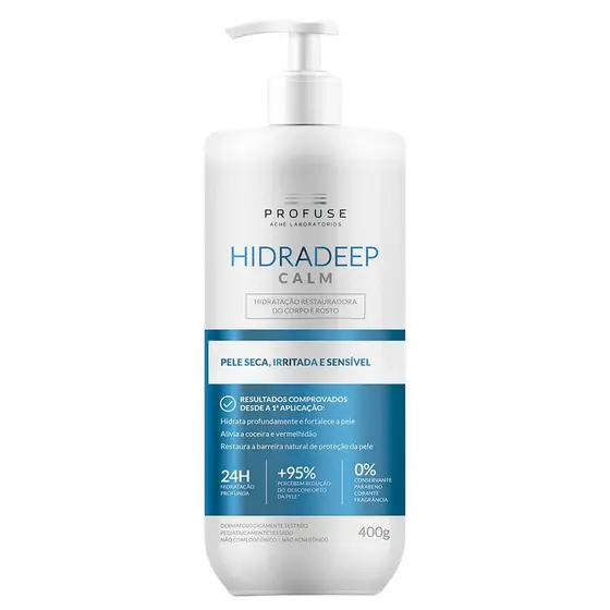 Profuse Hidradeep Calm Loção Hidratante Corporal e Facial 400g