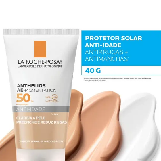 La Roche-Posay Anthelios Ae-Pigmentation Protetor Solar FPS 50 Clara 40g