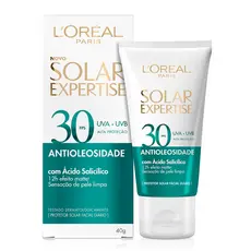 Protetor Solar Facial L'Oréal Paris Solar Expertise Antioleosidade Fps30 40G,