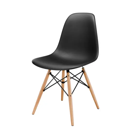 Cadeira Eames Design Eiffel em Polipropileno para Home Office Cozinha e Escritório