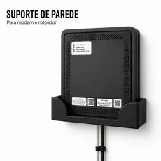Suporte Vertical Para Modem E Roteador Wi-Fi Universal Organizador De Parede Resistente