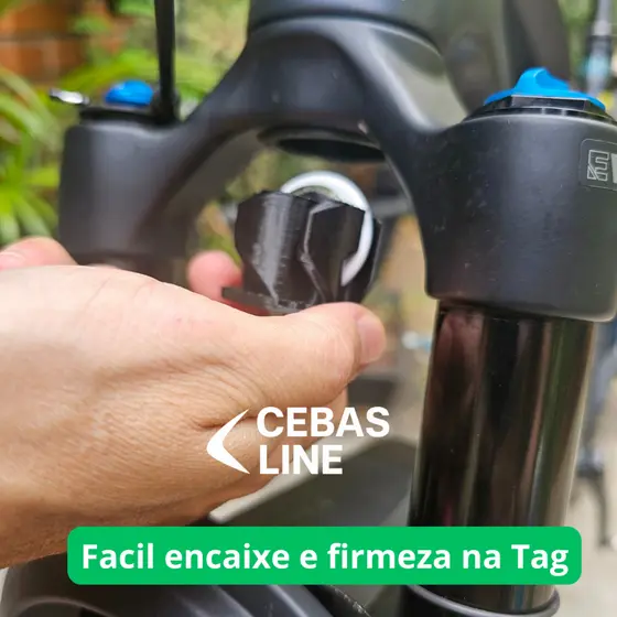 Suporte AirTag Bike Anti Furto Discreto Compatível SmartTag2 Fixação Segura Bicicleta