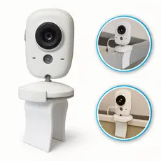 Suporte de Babá Eletrônica Para Berço Universal Ajustável Flexível Monitor Bebê